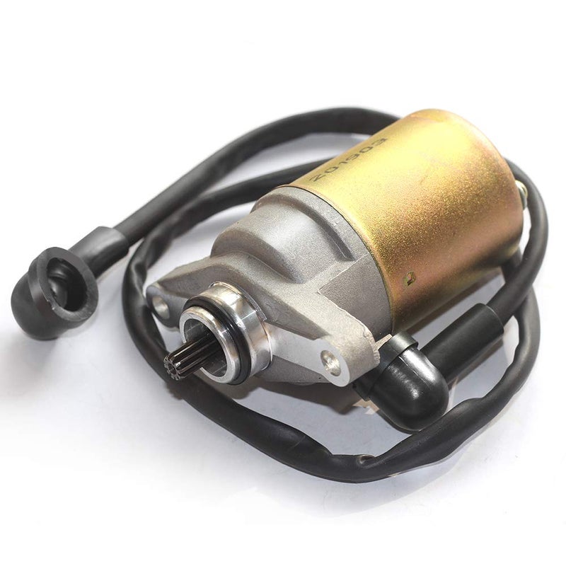 Trkimal 10 Teeth Starter Motor with Wire Cable for GY6 49cc 50cc Scooter 139QMB Moped ATV Go Karts TAOTAO SUNL ROKETA Tank Baja - Image 3